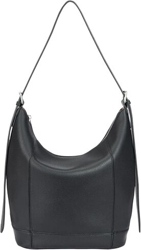 Hobo Crossbody Bags Leather Shoulder Bag Casual Work Handbags 2025 Trendy with Adjustable Strap in Kuwait