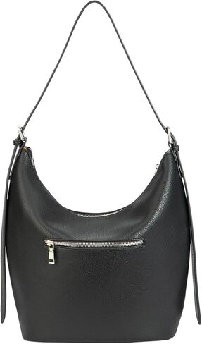 Hobo Crossbody Bags Leather Shoulder Bag Casual Work Handbags 2025 Trendy with Adjustable Strap in Kuwait