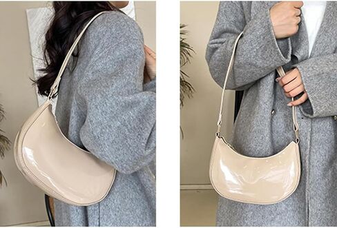 Patent Leather Evening Purse Shiny Clutch MINI Hobos Armpit Shoulder Bag in Saudi Arabia