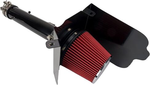 Torchbeam Cold Air Intake Filters System Kits Fit for Altima 2007-2012, Aluminum Filter System Replacement Red in Kuwait