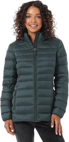 32 Degrees Women’s Water-Repellent Packable Down Jacket, Ultra-Light with Detachable Hood in Saudi Arabia