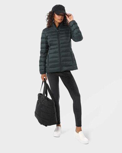 32 Degrees Women’s Water-Repellent Packable Down Jacket, Ultra-Light with Detachable Hood in Saudi Arabia
