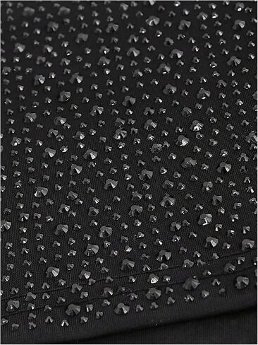 Shenhe Women's Sparkly Rhinestone Sexy High Weist Glitter Party Rave Mini Micro Shorts in Kuwait