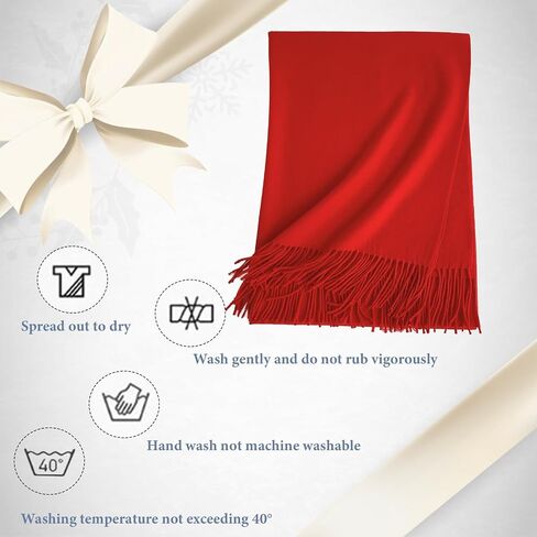 ZMC Long Blanket Scarf, Winter Shawl Cashmere Feel Travel Wrap Evening Warm Shawl Wrap for Women & Men in Saudi Arabia