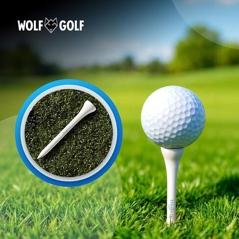 OnlyPars Golf Tees - Golf Hub Tees - Set of 36 Golf Tees - 3 Designs - Golf Tee Gift Set in Saudi Arabia