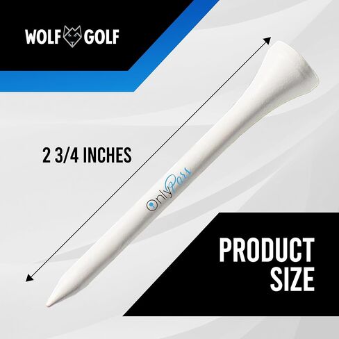 OnlyPars Golf Tees - Golf Hub Tees - Set of 36 Golf Tees - 3 Designs - Golf Tee Gift Set in Saudi Arabia