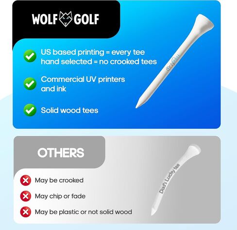 OnlyPars Golf Tees - Golf Hub Tees - Set of 36 Golf Tees - 3 Designs - Golf Tee Gift Set in Saudi Arabia