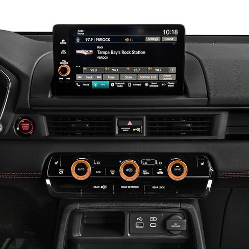 Auovo A/C Control Volume Knob Tune Knob Covers Compatible with Honda Pilot 2023 2024 Accessories Center Console Switch Knob Button Cover Trim Car Interior Trim Decorations(Orange) in Kuwait