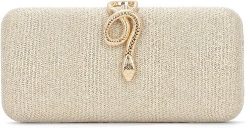 Clutch Purses for Women Formal Snake Buckle Sparkly Evening Bag with Chain, Crossbody Bags for Wedding Party in Kuwait