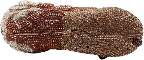 Women's Mini Lion Evening Clutch Bags Rhinestone Purse Wedding Party Prom Crystal Handbags in Kuwait