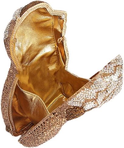 Women's Mini Lion Evening Clutch Bags Rhinestone Purse Wedding Party Prom Crystal Handbags in Kuwait