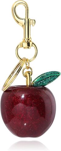 Fruit Bag Charm Keychain - Gold Key Chain, Cute Purse Handbags Accessories - Beautiful Gift for Women in Saudi Arabia