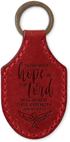 TREE OF LIFE REV. 22:14 Bible Verse Keychain - Genuine Natural Leather Key Chain w/Inspirational Scripture in Saudi Arabia