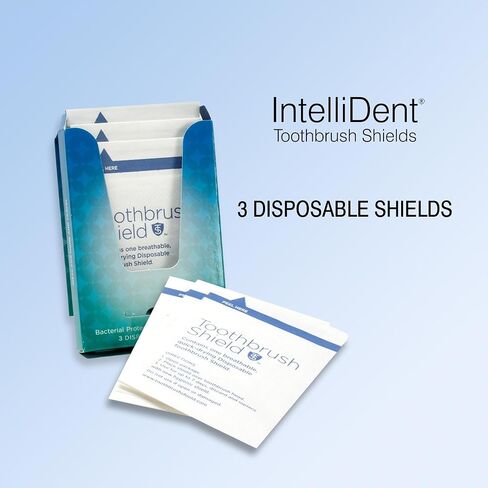 Toothbrush Shields - Pack of 10 Toothbrush Head Cover Caps - Breathable, Quick-Drying & Disposable - Perfect for Travel, Home & Office Use in Saudi Arabia
