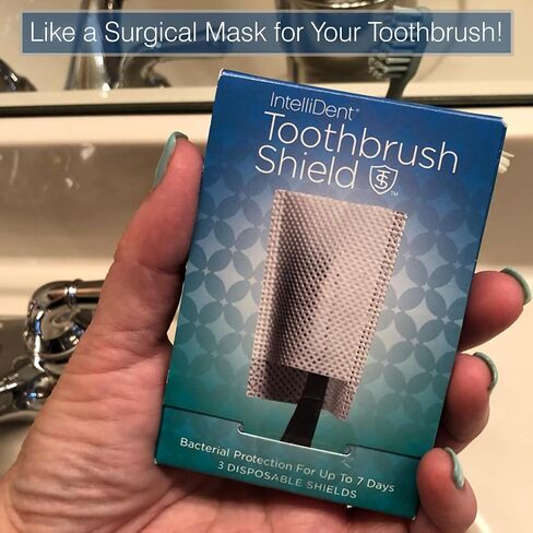 Toothbrush Shields - Pack of 10 Toothbrush Head Cover Caps - Breathable, Quick-Drying & Disposable - Perfect for Travel, Home & Office Use in Saudi Arabia