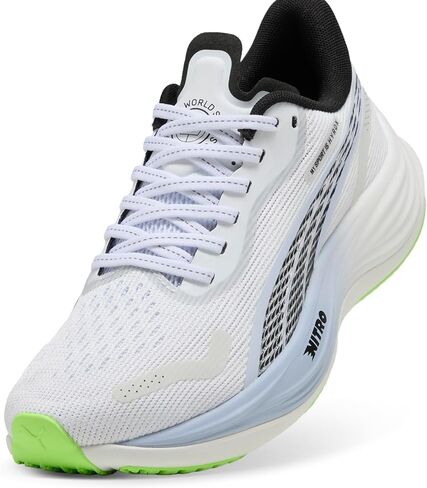 Puma Women's Velocity Nitro 3 Hyrox Running Shoes Shoeaker ، White/Cool Weather ، 7.5 in Kuwait