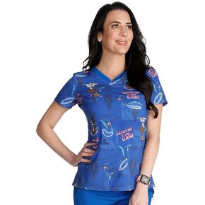 Tooniforms Nurse Gifts Women Scrubs Top V-Neck TF671