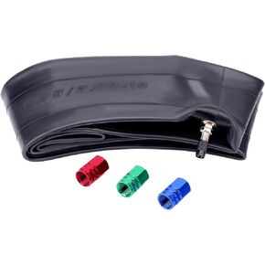 2.75/3.00-19 Motorcycle Inner Tube Fit for 80/100-19, 90/90-19, 90/100-19 TR4 Standard Straight Valve Stem Inner Tire for Yamaha Honda Kawasaki Suzuki Dirt Pit Bike Heavy Duty Balance Tube (1pc)