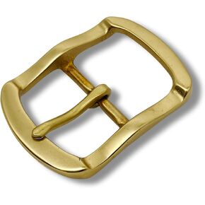 Heavy Duty Single Prong Square Belt Buckle 1.6 inch (40MM) Solid Brass Buckles For Men Women