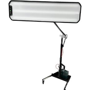 95cm Heavy Duty PDR Light PDR LED Lamp Reflector Board Dent Repair Tools LED Light Reflection Board with Adjustable Holder Hand Tool Set Battery Not Included (Black, L)