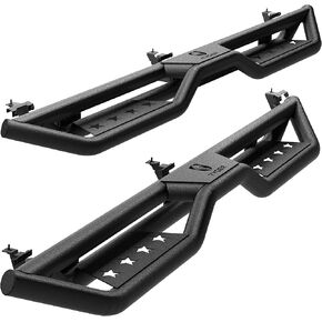 Tyger Auto LanderX Running Board Compatible with 2018-2024 Jeep Wrangler JL 4-Door (Fits 21-24 4xe; Not Fit JK) | TG-LX3J82628 | Drop Step Side Step Rail Nerf Bars