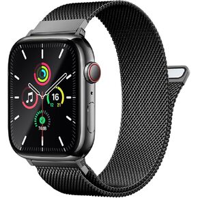 Stainless Steel Milanese Loop Compatible with Apple Watch Band Magnetic 38mm 40mm 41mm 42mm 44mm 45mm 49mm for Women&Men ，Magnetic Metal Mesh Strap for iWatch Series 9 Ultra SE 8 7 6 5 4 3 2 1