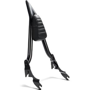 Mokitdora Touring Sissy Bar Prastenger مسند الظهر القابل للفصل لعام 2009-2025 Harley Street Glide Flhx Road Glide Fltr Electra Glide Flht Road King Flhr ، Black