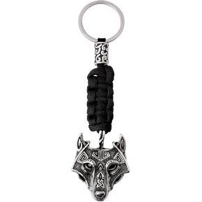Haquil Wolf Keychain keyring Car Key Key Pendant Women المجوهرات فايكنغ هدية