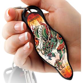 Munio Original Defense Keychain Kit - أساسيات السلامة الشخصية للحماية الذاتية ، الدفاع المحمول كوبوتان