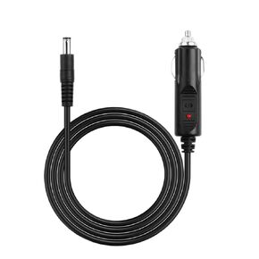 12V DC CAR CAR CARITETTE SIGINTTE SAIGETTER Extension Adapter Cable 18AWG CABLERC 5.5mm × 2.5 مم لسيارة كابل سد وزناً للسيارة لأجهزة مختلفة مثل الكاميرات والدوائر التلفزيونية المغلقة وثلاجات السيارات