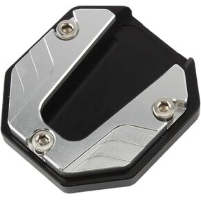 Motorcycle Kickstand Plate,Aluminum Alloy Extension Side Stand Foot Pad For Universal Dirt Bike Motorbike Support Accessory-Black