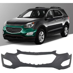 SCITOO Front Bumper Cover Replacement for 2016 2017 for Chevrolet Equinox Preceding Plastic Bumper 23413531