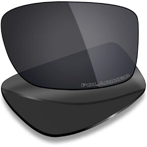 Mryok+ عدسات الاستبدال المستقطبة لـ Oakley Square Wire 2 (2014) OO4075-60mm - Stealth Black