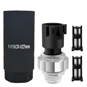 12673134 Oil Pressure Sensor Switch with Filter Socket Replacement for Chevy Chevrolet Silverado 1500 2500 3500 Express Avalanche Camaro Tahoe Colorado Cruze Equinox Suburban GMC 2009-2020