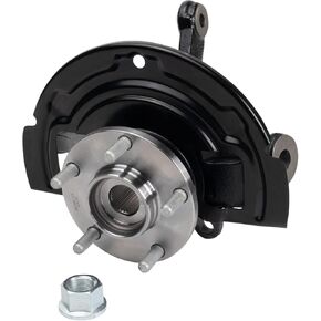 TRQ Complete Wheel Hub Bearing & Defting Knuckle Assembly LH for Nissan Altima