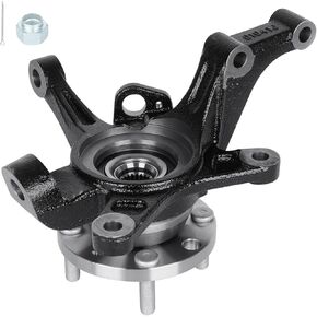 Front Right Side Steering Knuckle & Wheel Bearing Hub Assembly Fit for Chevrolet Aveo 2004-2011, for Chevrolet Aveo5 2007-2011, for Pontiac G3 2009-2010, Replacement for 96535191