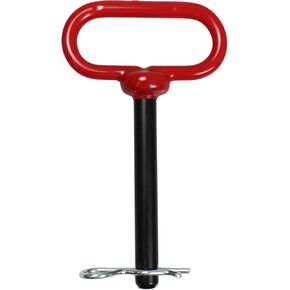 1/2 × 3-5/8 بوصة من الفولاذ الكربون clevis دبوس مع مقبض مغلف من المطاط للجرارات ، القطر ، جزازة العشب ، عربة الجولف ، بوابة الثقيلة (مع 2.36 بوصة R-CLIP)