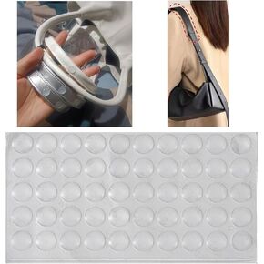 200 Pack Shoulder Strap Non-Slip Grip Holder Clear Invisible Rubber Feet Adhesive Dots Pad Sticker for Shoulder Bags Purses and Handbags Tote Bag Hobo Bag Crossbody Bags Satchel Backpack