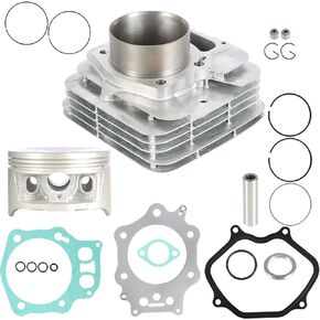 Top End Kit Cylinder Piston Gaskets Kit Replacement for Honda Foreman 450 TRX450 1998 1999 2000-2004 Replacement for 12100-HN0-A00 12251-HN0-A01