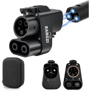 Tesla Supercharger Adapter, NACS to CCS Adapter [Max 500A, 1000V], Fast Charge Your CCS1 EV at Tesla Superchargers, Electric Vehicle Charging Adapter for Ford, Rivian, GM, Volvo and Polestar EVs