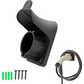 EV Charger Holder, EV Charger Cable Holder, Electric Vehicle Charger Bracket for SAE J1772