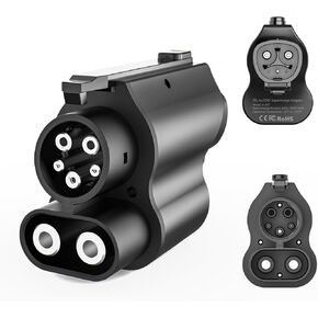 NACS TO CCS1 شحن محول ، 250 كيلو واط/1000V شحن سريع CCS1 EV في Tesla Supercorgers مع قابس Vortex ، Fit for Ford & GM و Rivian