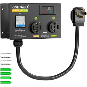 NEMA 14-50R (4 prong) Dryer Dryer with Breaker-240V Dryer Flitter for EV ، NEMA 14-30 to 14-50 Auto Switch for Dryer & EV ، Charge Fast for 2 EVs ، إعطاء الأولوية لتوفير الطاقة اليسرى