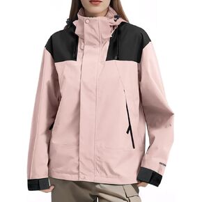 NANJUN Womens Waterproof Rain jacket Lightweight Packable Hooded Windbreaker Softshell Raincoat for Hiking Travel Outdoor in Kuwait