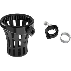 GEN 2 Big Ass® Drink Holder with Aluminum Clamp Mount (Black, 1-1/8" or 1-1/4")