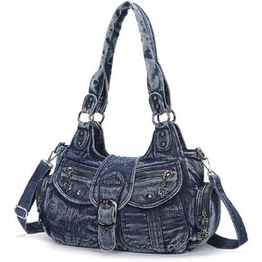 Angel Kiss Hobo Bags for Women Vegan Leather Shoulder Purses and Handbags Ladies Roomy Tote Bags Purse with Crossbody Strap