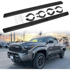 Running Boards Fit for 2024 2025 Toyota Tacoma Double Cab Side Steps Aluminum Nerf Bar Accessories