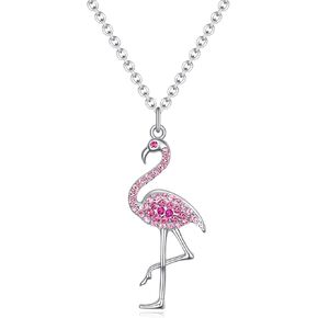 Girls Animal Charm Necklace Jewelry Gifts,Flamingo Horse Unicorn Mermaid Elephant Sloth Pendant for Women Boys