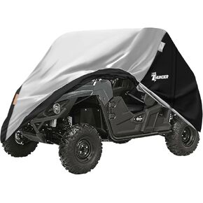 UTV Cover Heavy Duty - All-Weather Protection Side by Side Cover 300D UTV Cover 4-6 Seater Compatible with Polaris Ranger RZR Can Am Defender Commander Rhino Pioneer Kawasaki Mule Teryx