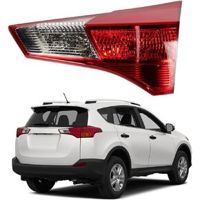 WFLNHB Inner Right Side Tail Light Assembly Replacement for Toyota RAV4 2013-2015 Passenger Side Rear Brake Lamp 815800R010 TO2803126